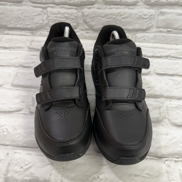 New Balance 3 Strap Walking Shoes MW928HB3 2E Mens 10.5 Black Leather Excellent! main image 5